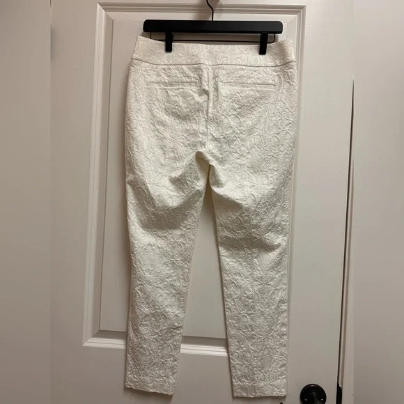 Ann Taylor Loft women’s white Marisa Skinny pants~ Size 6 - Picture 4 of 10